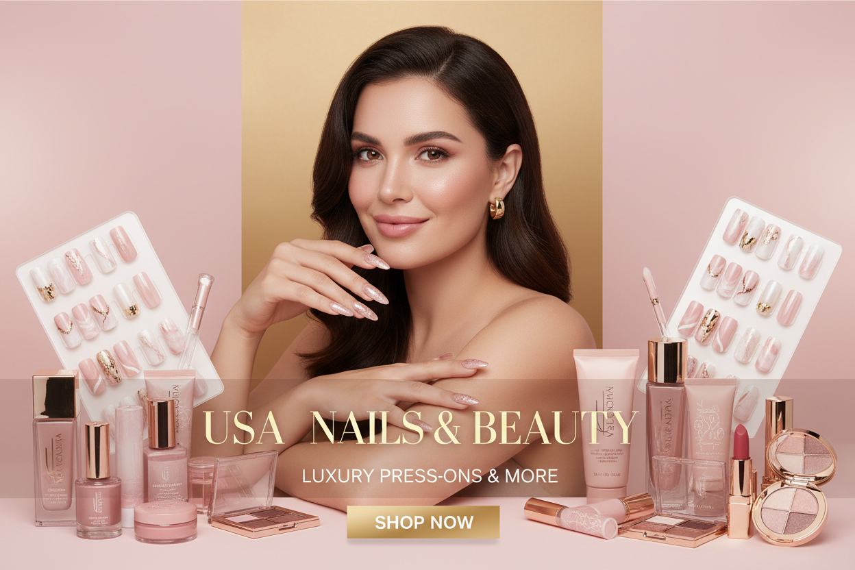 USA Nails & Beauty Banner